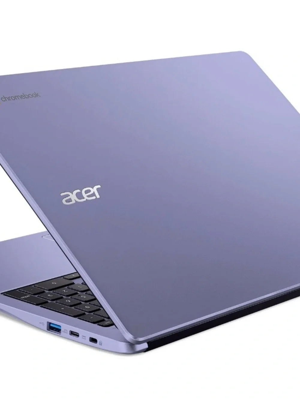 Acer Lavender Chromebook with Black Keyboard